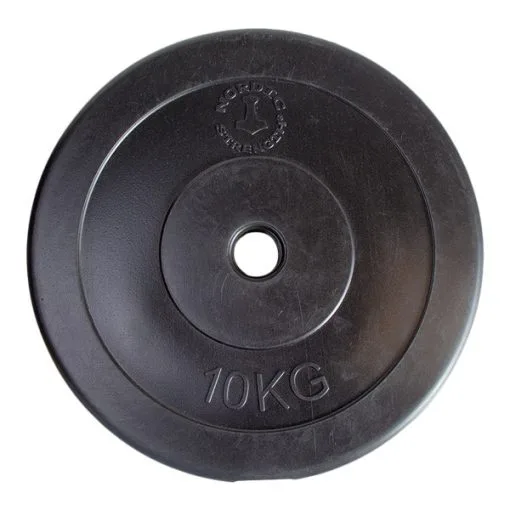 Gorilla Sports Vægtskive I Hård Plast 10 Kg (30 Mm) 4 Gorilla Sports Vægtskive I Hård Plast 10 Kg (30 Mm) -Træningsudstyr Butik IMG 4072 0310